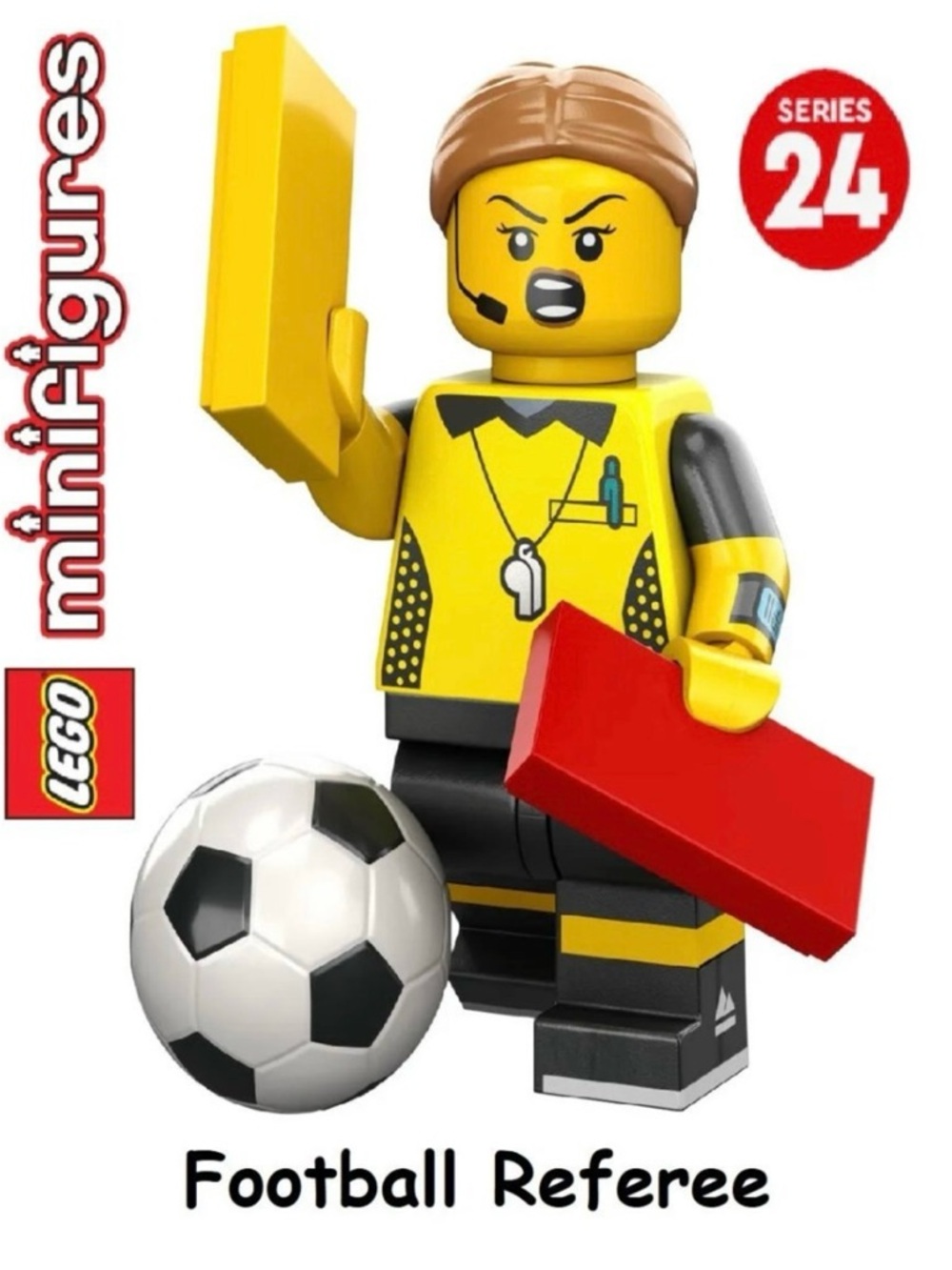 LEGO Minifigures Series 24 Football Referee 71037 | NEW Unassembled